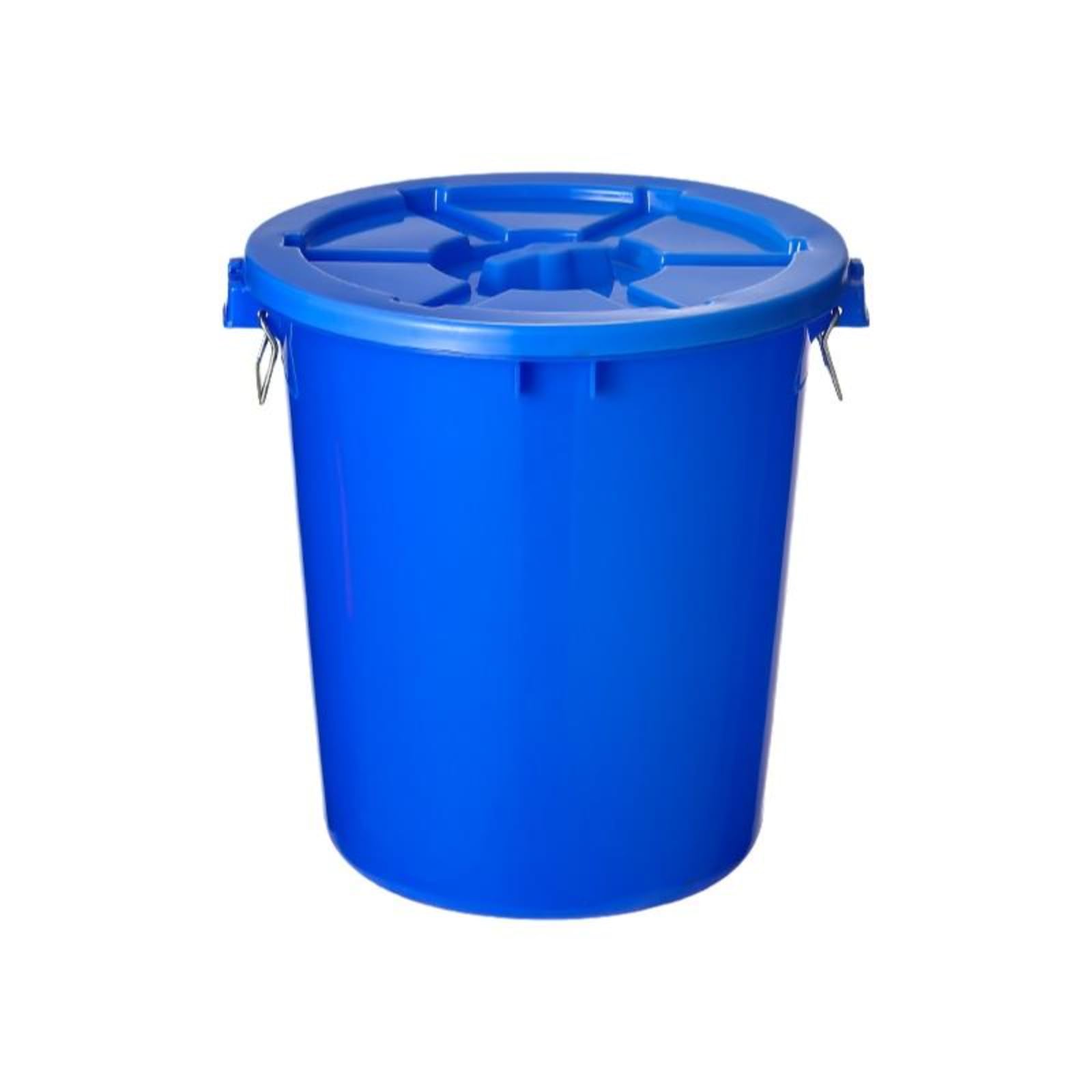 Sturdy robustduty round trash can, large capacity, commercial outdoor bin Blue 45L| Furniture | Sofas Loveseats & Chaises-image-10