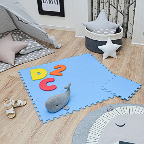 LittleTom 9 delige Puzzelmat voor Baby's en Kinderen 30x30 Puzzel Speelmat Kruipmat EVA Schuim Mat - Afbeelding 3