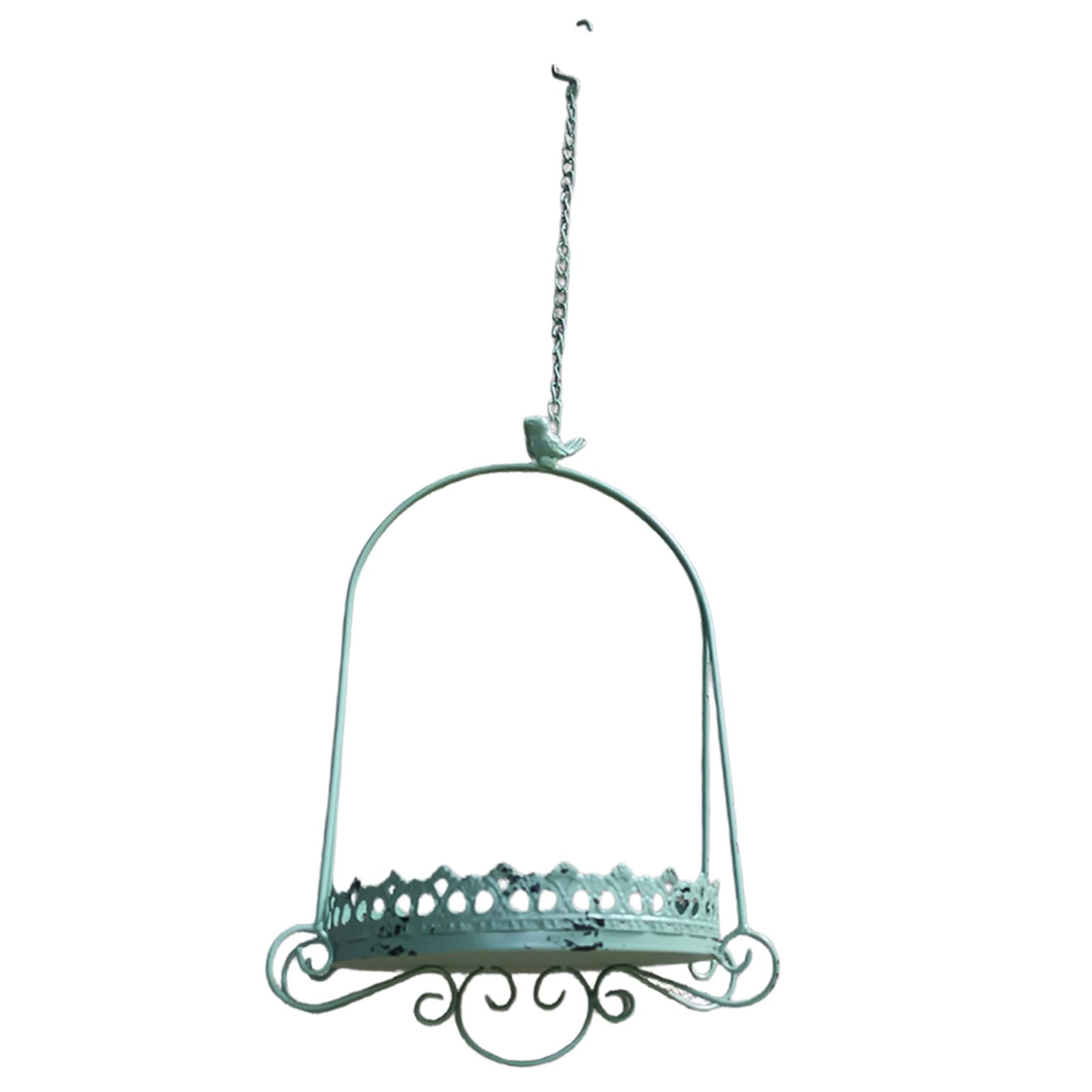 Mangiatoie per uccelli sospese a forma, Green