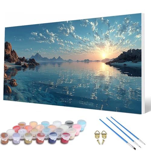 G C Paint by Numbers ̏o yCgoCio[ h DIY Paint by Numbers nhChNtgA[g G G CeA  CeA Ǐ z[ ItBX 50x100cm (