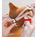 Klassischer Hundemaulkorb – Hund kann hecheln und Trinken, atmungsaktiv, verstellbar, gepolsterter Maulkorb für kleine, mittelgroße und große Hunde, verhindert Beißen, Bellen und Kauen (Braun, 2#XS)