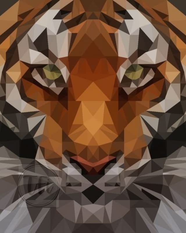 Posters Of Tiger, With Double Sided Tape, Unframed, HD Print, Size - 12 X 18 Inches |K2C P2369