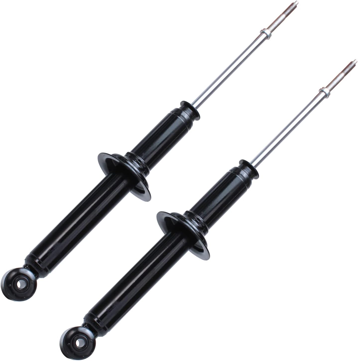 Detroit Axle - Pair Rear Shocks for 2000-2004 Volvo S40 V40 2 Shock Absorbers Assembly 2001 2002 2003 Replacement