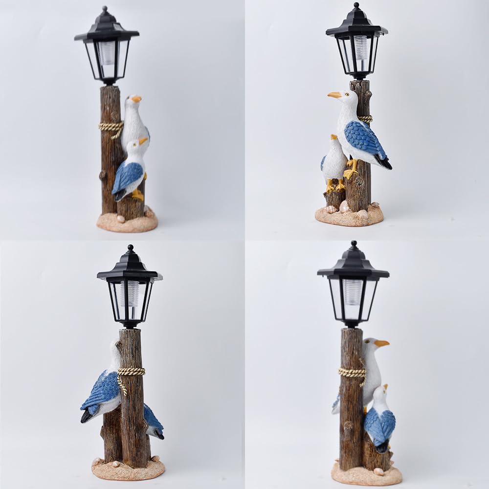 per decorazione per giardino per solare Pellicano Resina 42cm