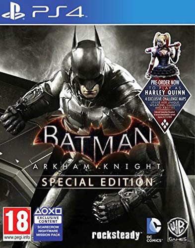 Batman Arkham Knight Special Edition jeu PS4 complet avec boîtier métallisé