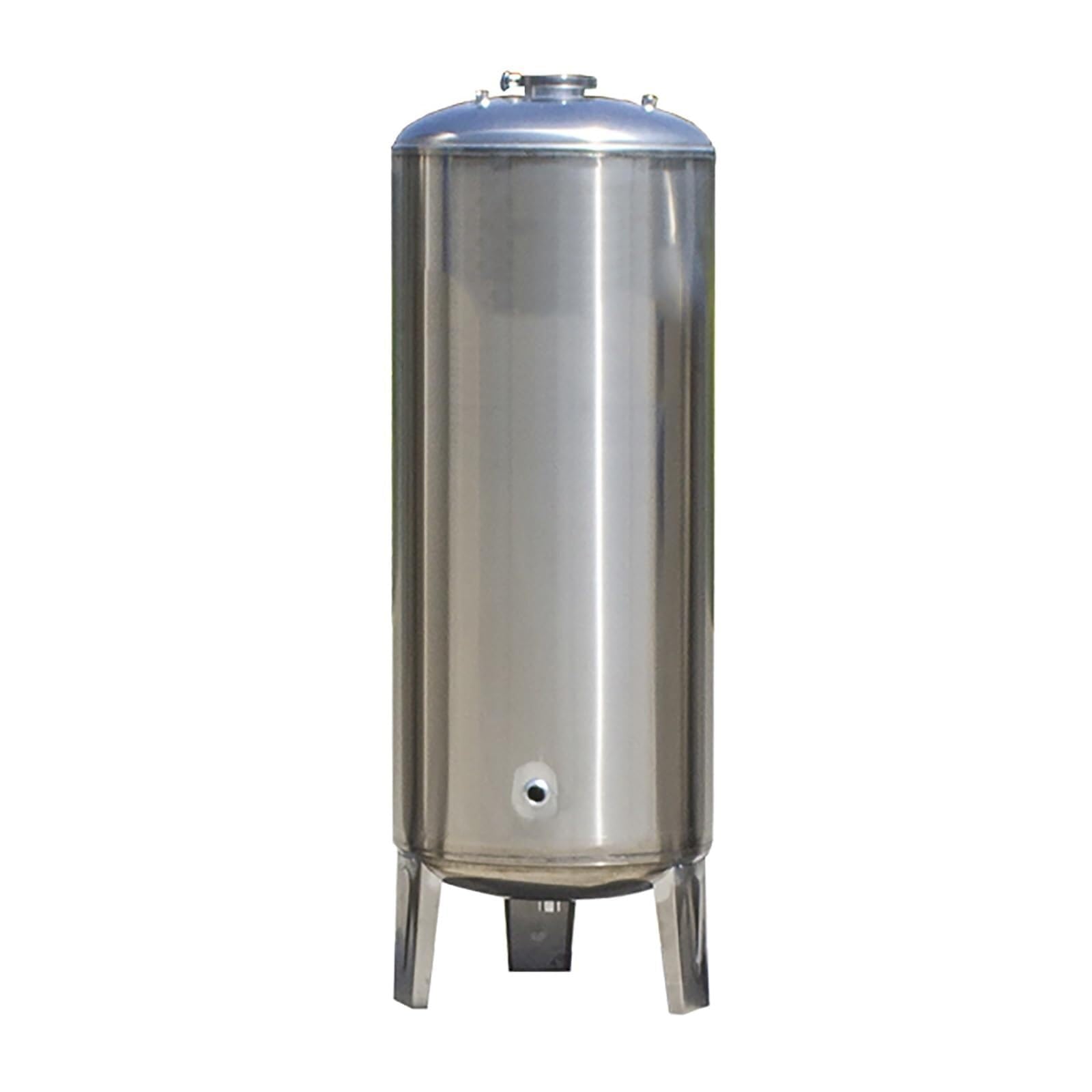 Depósito de presión de agua con bomba de pozo, sistema vertical grande de acero inoxidable con puerto de purga y kit de montaje