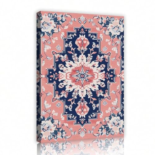 Affiches sur toile vintage rose et bleu XINBAO | Décoration murale chinoise 60x80cm