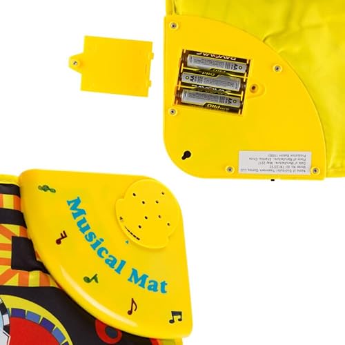 Miniatura 5 de Hey! Play! Tapete de piano escalonado para niños, alfombrilla de teclado con teclas musicales, sonidos de instrumentos, grabación, reproducción,