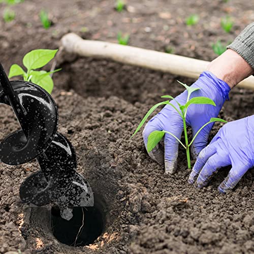 SYITCUN Garden Hole Digger Auger for Planting Bulbs Seedlings,Bulb Planting Auger 4x42cm,Heavy Duty Garden Extend Spiral Auger Drill Bit,Solid Shaft Plant Auger,Long Handle Garden Bulb Planter Tools 6 SYITCUN Garden Hole Digger Auger for Planting Bulbs Seedlings,Bulb Planting Auger 4x42cm,Heavy Duty Garden Extend Spiral Auger Drill Bit,Solid Shaft Plant Auger,Long Handle Garden Bulb Planter Tools - Image 6