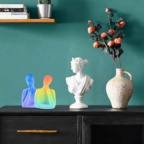 Miniatura 5 de Voyyphixa Esculturas de estatuas humanas 3D, moldes de vela de silicona, moldes de resina, moldes de silicona para cuerpo, figuras para resina,