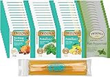 Twinings Love Your Gut Sampler, Turmeric, Orange & Anise, Peppermint & Fennel, Lemon & Ginger, Pure Peppermint (Pack of 48) with By The Cup Honey Sticks