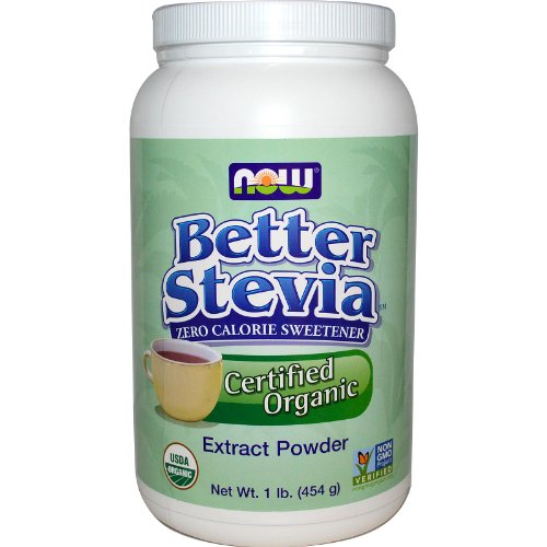 Now Better Stevia Organic Sweetener, 1 lb.