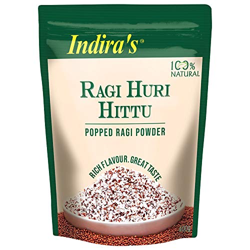 INDIRAS Ragi Huri Hittu 400 gm (14.10 OZ)