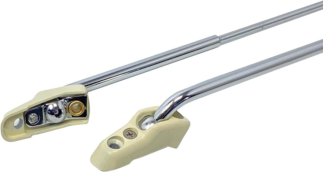 Sun Visor Support Brackets for Mercedes R107 C107 SL/SLC (1971–1989) – Chrome-Plated Left & Right Mounts, Multiple Color Options (Tobacco)