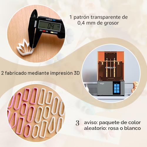 Miniatura 7 de Keoker Cortadores Largos De Arcilla Polimérica Con Forma Colgante, Cortadores De Aretes De Arcilla Rectangulares Largos, Cortadores De Arcilla Básicos 10 Unidades Todas