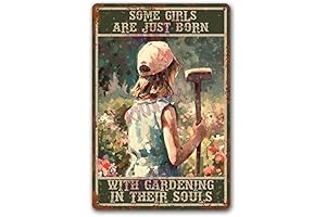 Vintage Girl Farm Chicken My Work in My Garden Hangout with My Chicken Poster