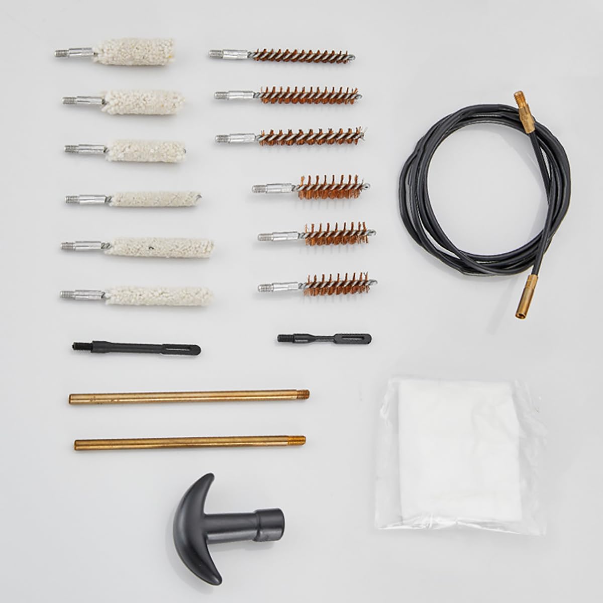 Pistolenreinigungsset Universal Pistolenreinigungsset für 22.27.30.357.38 9mm.40.45 Kaliber Pistole Bürstenwerkzeuge Pistolenzubehör