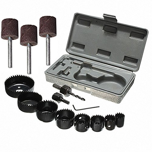 DIGITAL CRAFT 11 in 1 19-64Mm Metal Alloys Wood Hole Saw Cutting Set Kit - (B075KB8CRK) Amazon Price History, Amazon Price Tracker