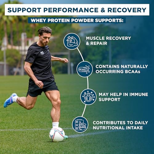 Kinetica Sports Whey Protein Powder - Chocolate Flavour |22g Protein/Serve, 76 Servings/2.27Kg Pack |Gluten Free Supplement | Optimum for Muscle Growth & Recovery |Mixes Well with Water, Milk & Shakes - 5