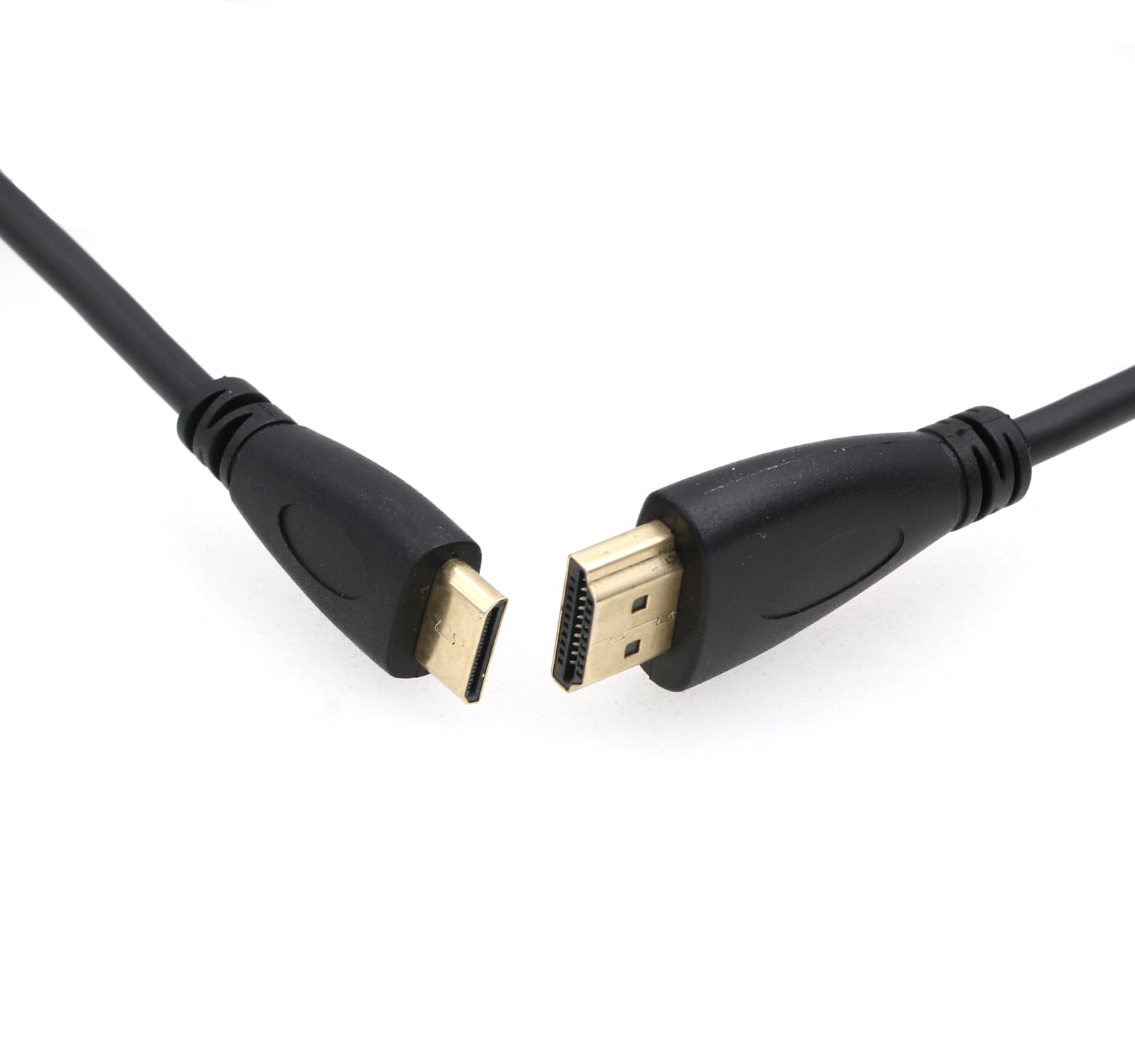 SZRMCC Left Angled Mini HDMI to Full HDMI High Speed Coiled Cable for Canon Sony DSLR Camera ATOMOS Monitor (Mini HDMI-HDMI) - Image 3
