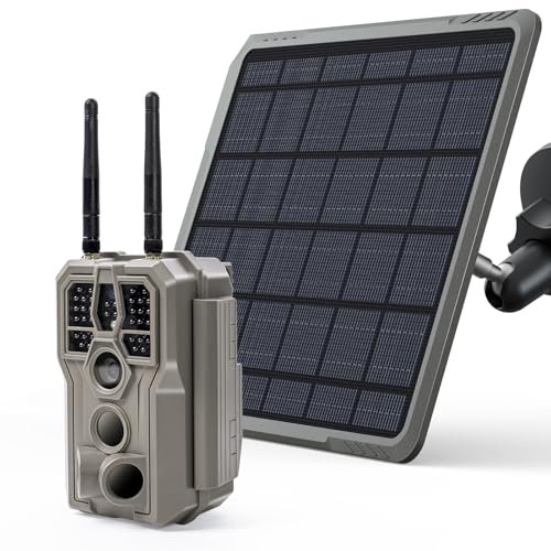 GardePro E8 2.0 Pro WiFi Trail Camera with Solar