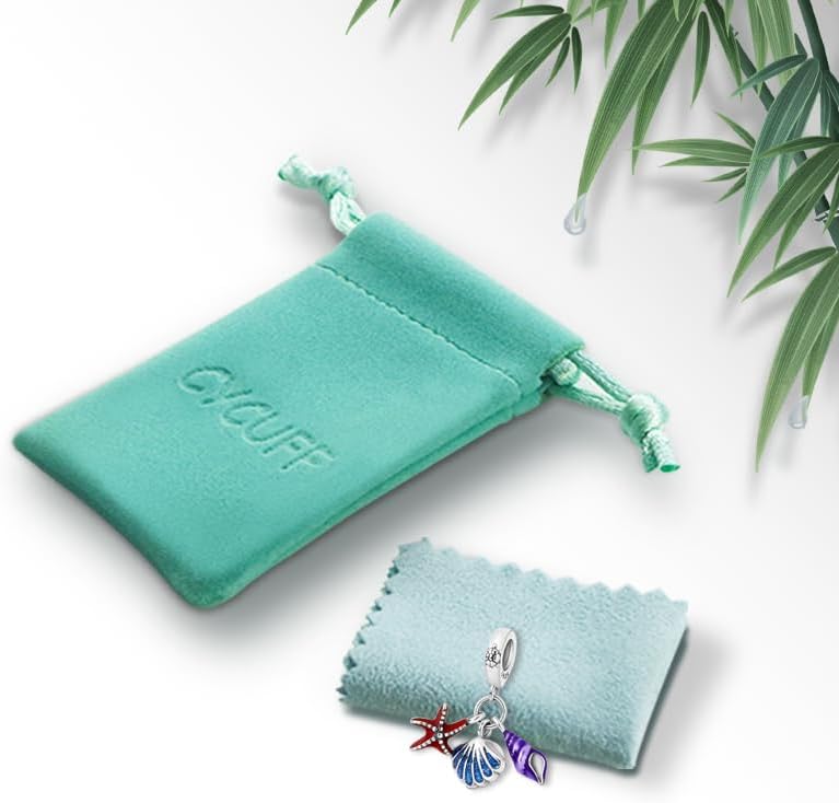 Miniatura 6 de CYCUFF Abalorios de plata de ley 925 adecuados para collares de dijes, pulseras, abalorios, joyería de regalo para mujer