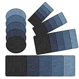 ❣Zubehör für Bügelpatches: Sie erhalten 25 Jeans-Patches in den Farben Schwarz, Dunkelblau, Königsblau, Himmelblau und Hellblau usw., die Ihren Nähanforderungen entsprechen, sodass Ihre Jeans immer unterschiedlich sind. 5 verschiedene Farben Jeans-Patches kann fast perfekt zu deinen verschiedenen Jeans passen.