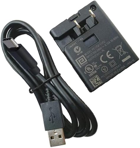 UL Listed 5V Adapter + USBC Compatible with MOOKA M02 Air Purifier H13 HEPA Filter Air Cleaner DC5V USB Type C Replacement Power Supply Charger Cord Cable