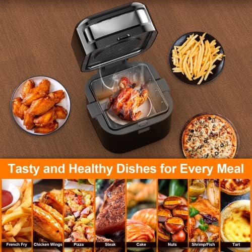 Air fryer basket filled with chicken wings, demonstrating proper single-layer loading.