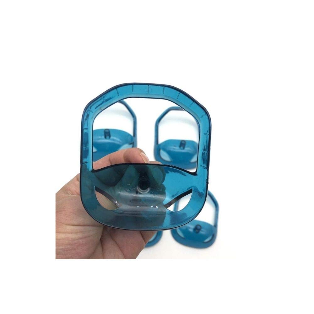5 Taglie Modellatore Barba Pizzetto, Set di 5 Modelli per Pizzetto da Uomo, Adatto a Tutte le Forme del Viso, Dona un Pizzetto Simmetrico Perfetto a Casa, Fa Risparmiare Tempo (Blu)