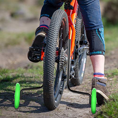 BNKIHDD Bicycle Training Wheels Flash Mute Wheel with Adjustable Kids Stabilizers Mounted Kit Compatible for Bikes of 12 14 16 18 20 Inch - Thumbnail 7