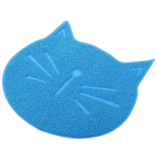 HEMOTON Cat Shaped Pet Food Mat Non Slip Puppy Bowl Placemat Easy to and Durable Design for Cat and Dog Feeding Chic Home Decoration