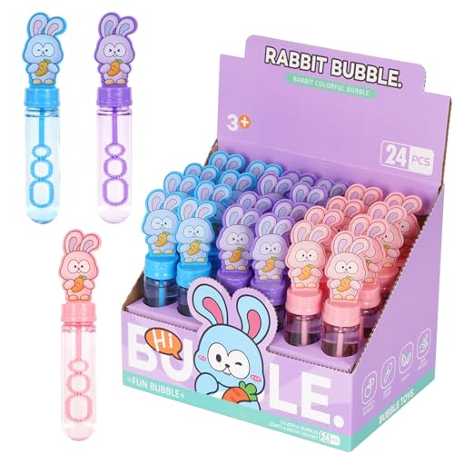 Easter Bunny Party Favors Bubble Wands for Kids Easter Basket