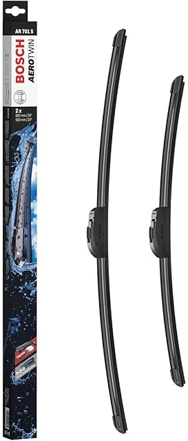 Bosch Wiper Blade Aerotwin AR701S, Length: 650mm/500mm Set of Front Wiper Blades - Only for Left-Hand Drive (EU)