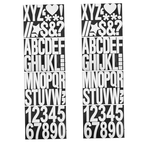 ULTECHNOVO Adesivi Numerici per Bidoni della Spazzatura 8 Pezzi in PVC Facile Applicazione Personalizza Tuo Indirizzo Adesivi per Esterni