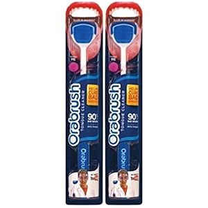 Orabrush Tongue Cleaner x 2 van Orabrush