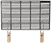 Grillrostprofi Gusseisen-Grillrost 67 x 40 cm mit abnehmbaren Handgriffen