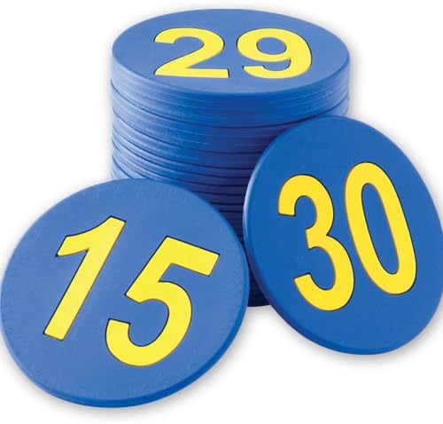 5 in. Numbered (1-30) Poly Spots