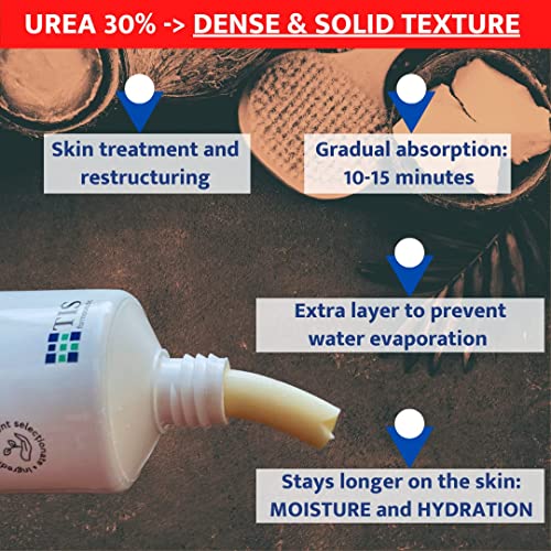 TIS Urea 30% Cream - Heals Severely Cracked, Dehydrated, Irritated Skin | Feet, Nails, Elbows, Knees, Hands | Skin prone to Eczema, Psoriasis | Ingrown, Devitalized, Damaged nails | Thick Consistency - Image 5