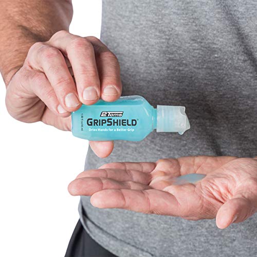 2Toms GripShield, Grip Enhancer That Keeps Hands Dry, 1.50 Ounce, 3 Bottle Pack
