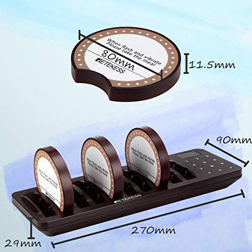 Retekess TD162 Mini Draadloos Oproepsysteem met Lange Afstandsbereik - Afbeelding 8