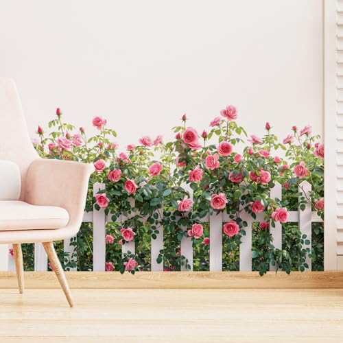 Vinilo Decorativo Rosa para Pared 60 cm x 30 cm miniatura 5
