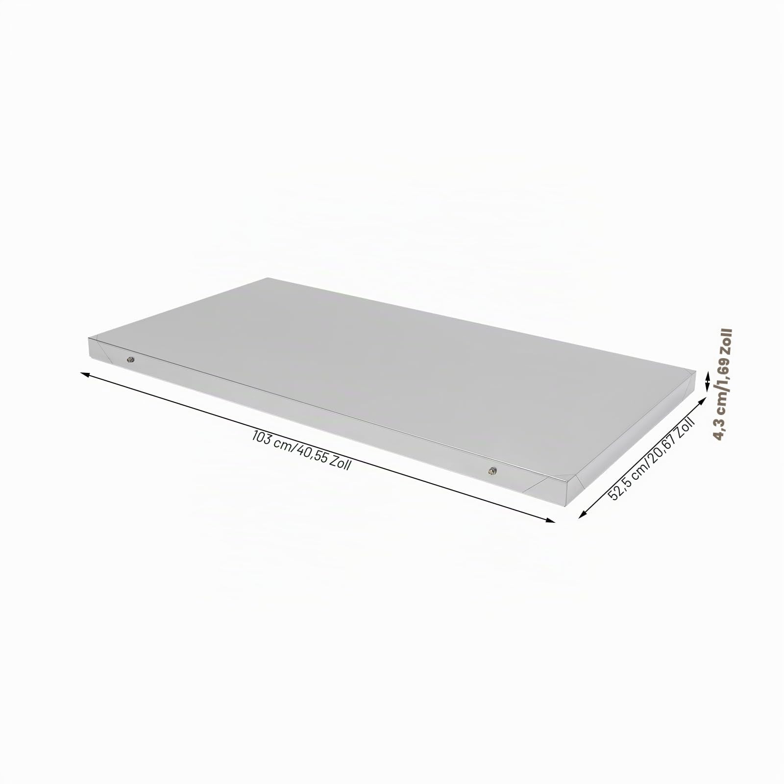 Bodenwaage Tierwaage Hundewaage Paketwaage Katzenwaage Veterinärwaage Plattformwaage, Große Edelstahlplattform 103 x 53cm, Externes LCD, Wägeeinheit kg/oz/lb