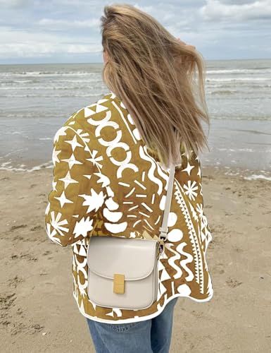 Yimoon Womens Quilted Jacket Lightweight Floral Print Padded Puffer Coat Button Down Puffy Cardigan Outwear2