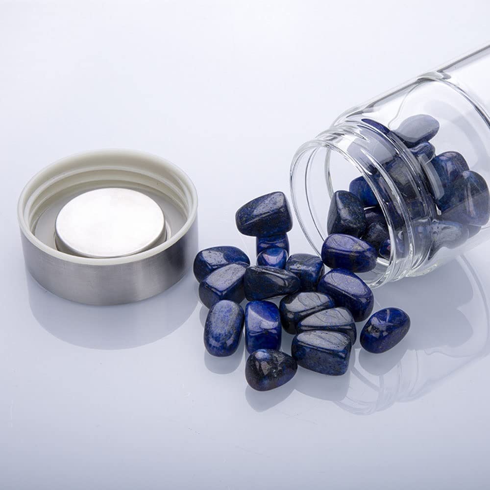 Élixir d'énergie de Reiki en bouteille de verre et quartz de guérison