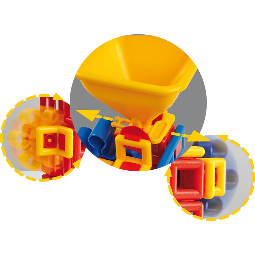 FLOW Advanced: experimentieren mit Sand, 134 Teile - Kreatives Konstruktionsspielzeug made in Germany - bauen, spielen, lernen für Kinder 3 - 8 Jahre