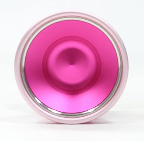 The Good Life Pharaoh Plus Yoyó - Bi-Metal - Filip David Signature YoYo rosa intenso con anillos de oro rosa