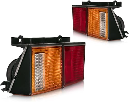 Miniatura 4 de Unidad de montaje de luces traseras Jeep Cherokee 1984-1996, par lado del conductor y del pasajero para CH2800105 + CH2801105