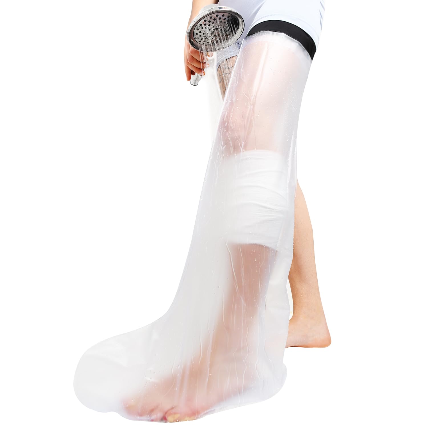 Waterproof Plaster Cast Cover - Reusable Adult Waterproof Leg Cover for Shower Arm, Leg and Foot | Waterproof Arm Cast Protector | Full Leg Cast Cover for Shower