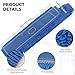 60 Inch Commercial Dust Mop Head: Replacement Medium Washable Industrial Mop Head Sweeper and Janitorial Replacement Blue